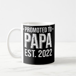 Mug Promu À Papa Est 2022 Père Anniversaire Père