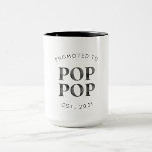 Mug PROMU À Pop Pop Nouveau Grand-Parent Plaid