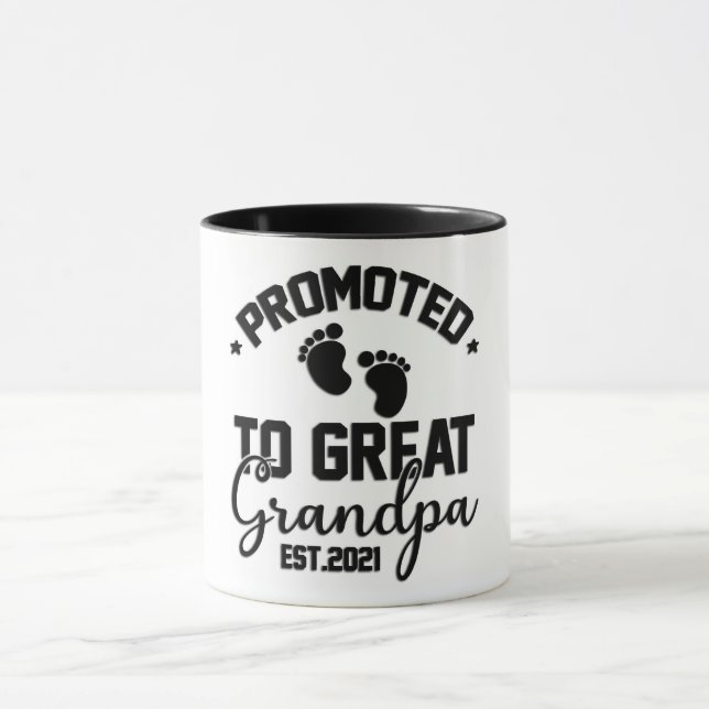 Mug Promu Au Grand Grand-Père Créé En 2021 (Centre)
