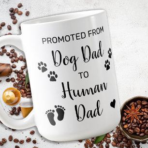Mug Promu Chien Papa À Homme Papa Grossesse Révélation