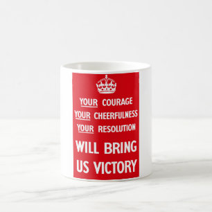 Mug Propagande britannique de 2ÈME GUERRE MONDIALE