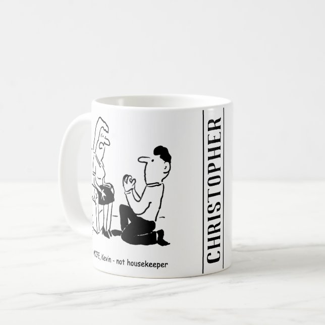 Mug Proposition de mariage délicate (Devant gauche)