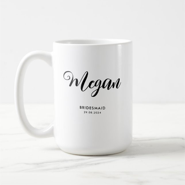 Mug Proposition de mariage pour mariée cadeau de maria (Gauche)