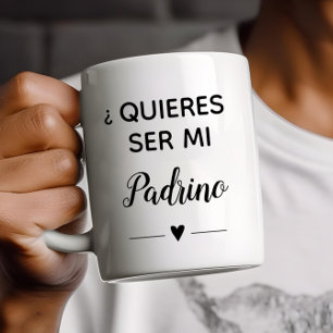 Mug Proposition du parrain Quieres Ser Mi Padrino