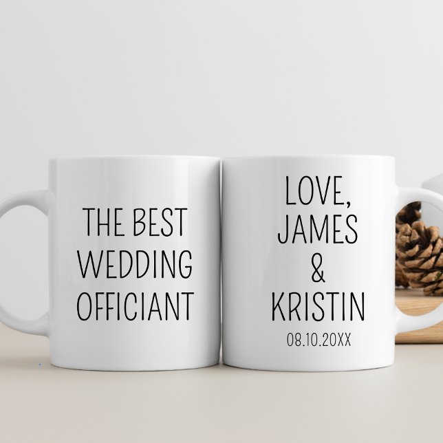 Mug Proposition officielle Officier Mariage de premier (Créateur téléchargé)