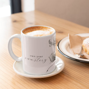 Mug Propre À Vous   Pétales de fleurs   Motivation