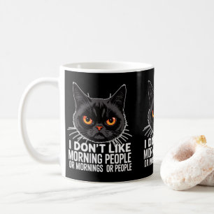 Mug Propriétaires de chats grincheux anti-matin Moms e