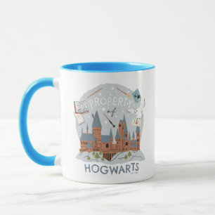 Mug Propriété de Hogwarts Dessin Animé Graphique