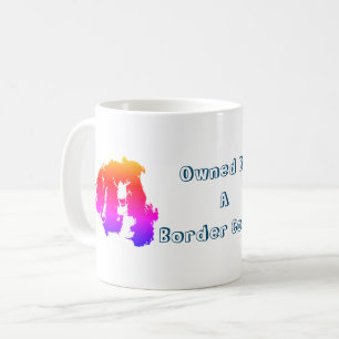 Mug Propriété D'Un Collie Frontière Drôle Chien Drôle