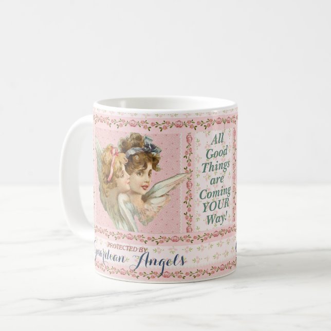 Mug Protégé par des anges gardien (Devant gauche)