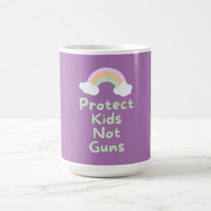 Mug Protéger les enfants et non les armes à feu Word A
