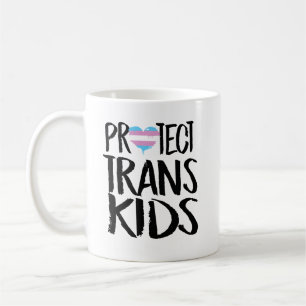 Mug Protéger les enfants trans