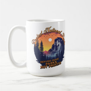 Mug Protéger les parcs nationaux Détruire les parcs sa