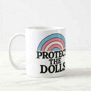 Mug Protéger l'illustration de l'indicateur Dolls Tran