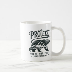 Mug Protéger nos parcs nationaux Défund Doge Parcs et