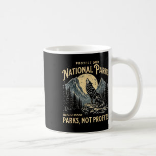 Mug Protéger nos parcs nationaux Défund Doge Parcs pas