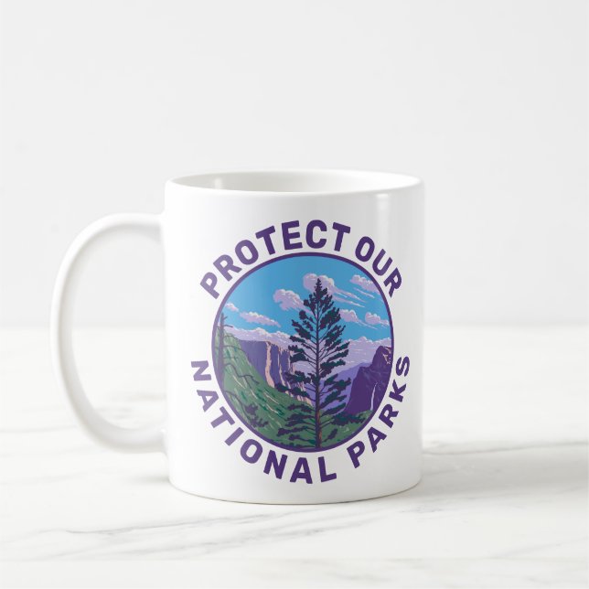 Mug Protéger nos parcs nationaux Soutien (Gauche)
