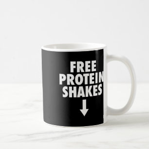 Mug Protéine Gratuite Shakes Amusant Humour Adulte Cor