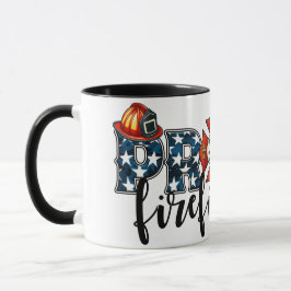 Mug Proud Fire Department – Patriotic Firefighter “PRO
