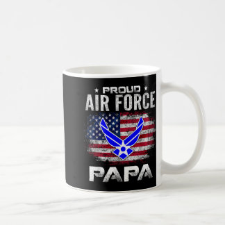 Mug Prouve Air Force Papa Avec Drapeau Américain