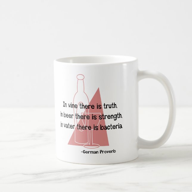 Mug Proverbe allemand - rétro (Droite)