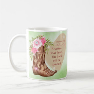 Mug Proverbes 31:30 Femme Louée qui craint le Seigneur