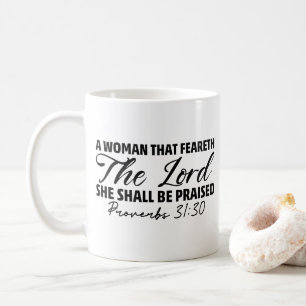 Mug Proverbes 31:30 : Une Femme Qui craint Le Seigneur