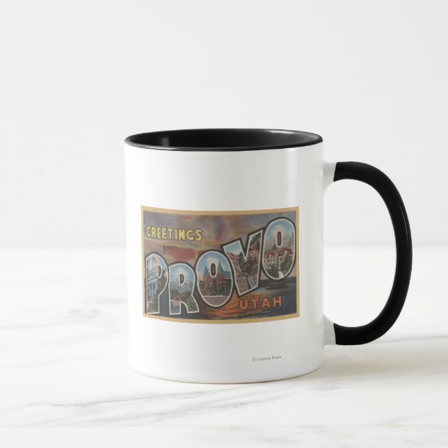 Mug Provo, UtahGrandes lettres ScènesProvo, UT 2 (Droite)