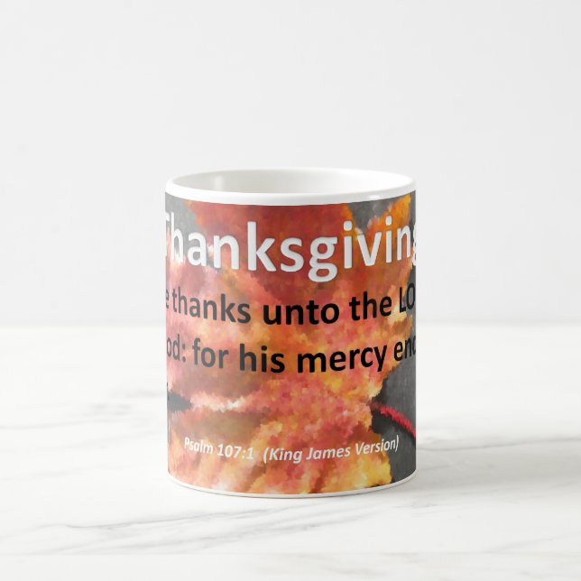 Mug Psaume 107-1 de thanksgiving (Centre)