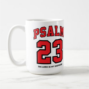 Mug Psaume 23 Sports Universitaires Rouge Noir Chrétie