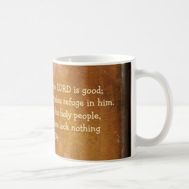 Mug psaume 34 (Droite)