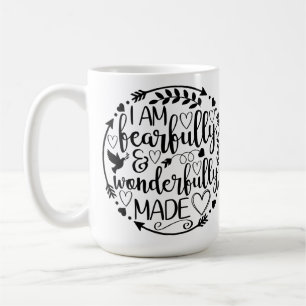 Mug Psaume 39 Merveilleusement fait Écriture chrétienn