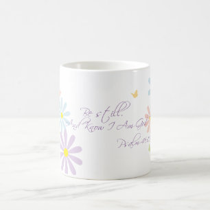 Mug Psaume 46:10 Être encore connu Je suis Dieu Christ