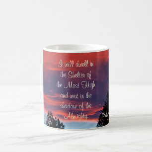 Mug Psaume 91 J'habiterai dans le lieu secret, coucher