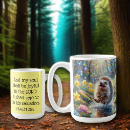 Mug Psaumes inspirés chrétiens Hérisson lunaire