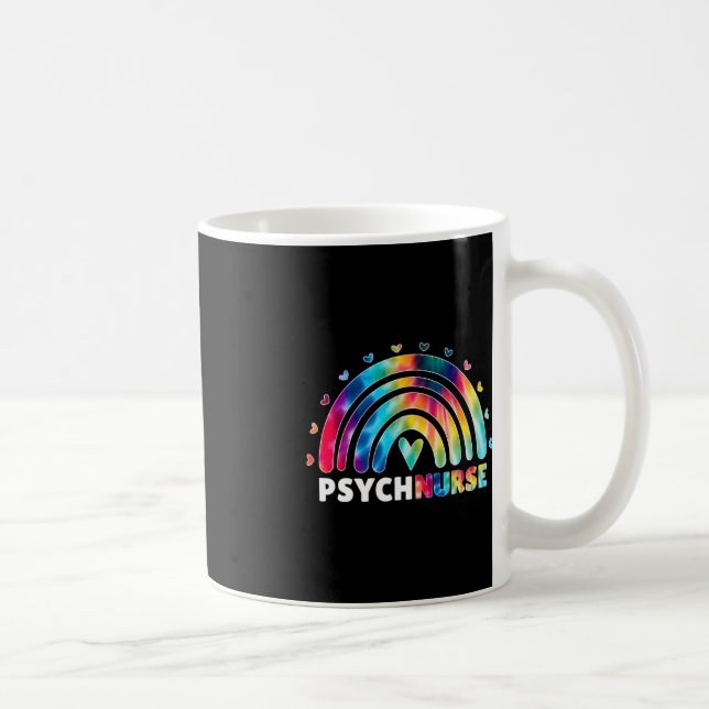Mug Psych Infirmière Tie Dye Infirmière Santé mentale  (Droite)