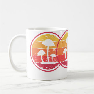 Mug Psychedelic Magic Mushrooms  Retro Vintage Psilocy