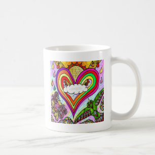 Mug Psychédélic Rainbow Heart