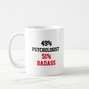 Mug Psychologue Badass