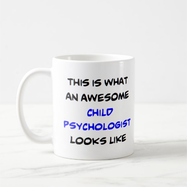 Mug psychologue infantile, génial (Gauche)