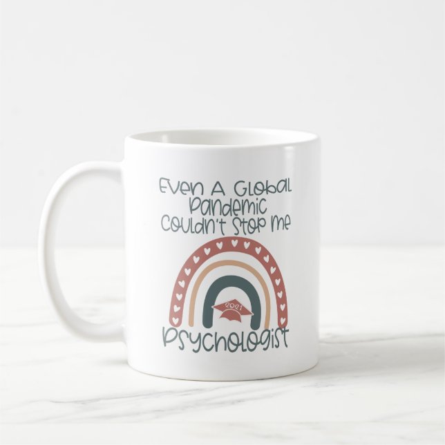 Mug Psychologue PsyD Doctorat Cadeau 2021 (Gauche)