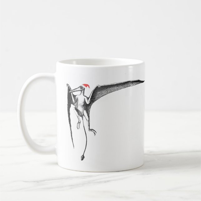 Mug Pterodactyle de Noël (Gauche)
