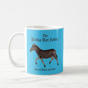 Mug Pub anglais Polka Dot Zebra