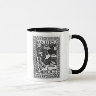 Mug Publicité pour les machines à écrire de