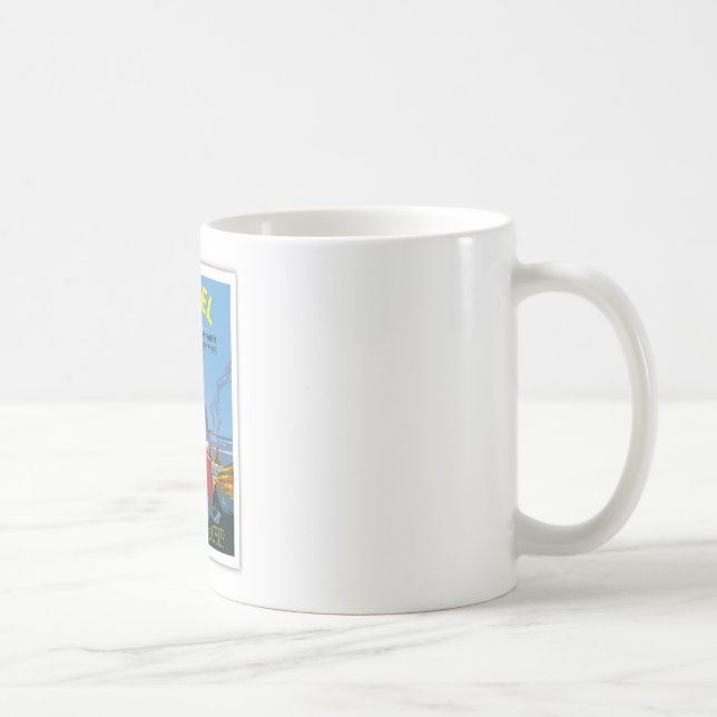 Mug Publicité vintage Egypt Air Travel (Droite)