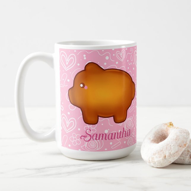 Mug Puerquito De Piloncillo Pan Dulce (Avec donut)