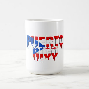 Mug Puerto Rico Drip Création de drapeau des Caraïb