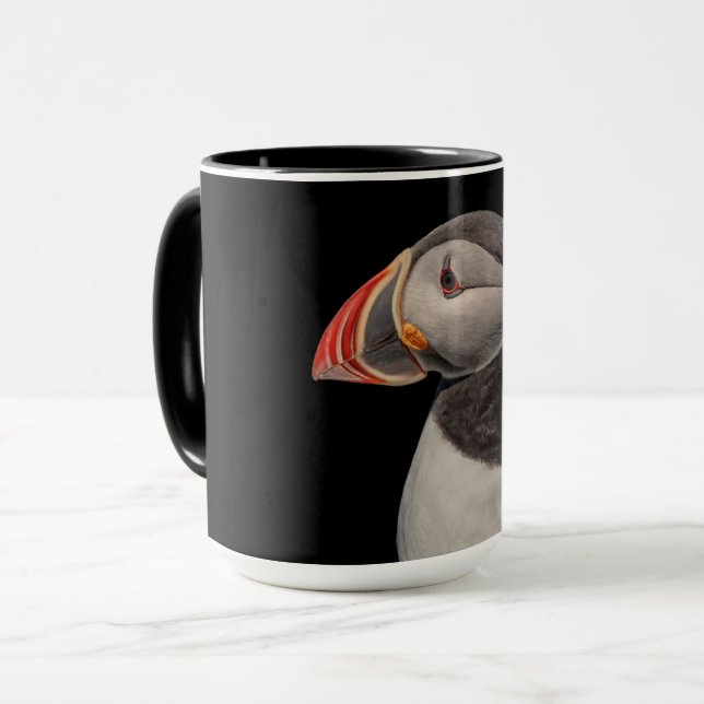 Mug Puffin Atlantique en Machias, Maine (Devant gauche)