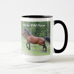 Mug "Puissance cheval sauvage d'Alberta dans