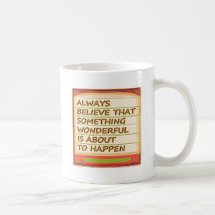 Mug Puissance de la pensée positive de l'intention n